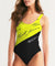 Hype Jeans Company Women's One-Piece Swimsuit (Imposs yellow /Black)