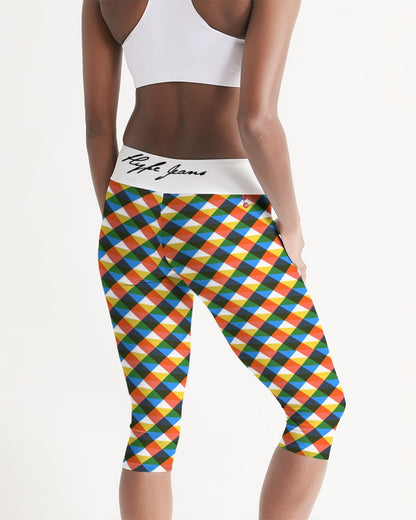 Hype Jeans Company Women's Mid-Rise Capri (Multi- Colors)