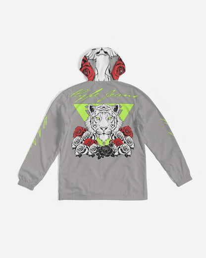 Hype Jeans Company Rose Flowers Gray Men's Windbreaker 2