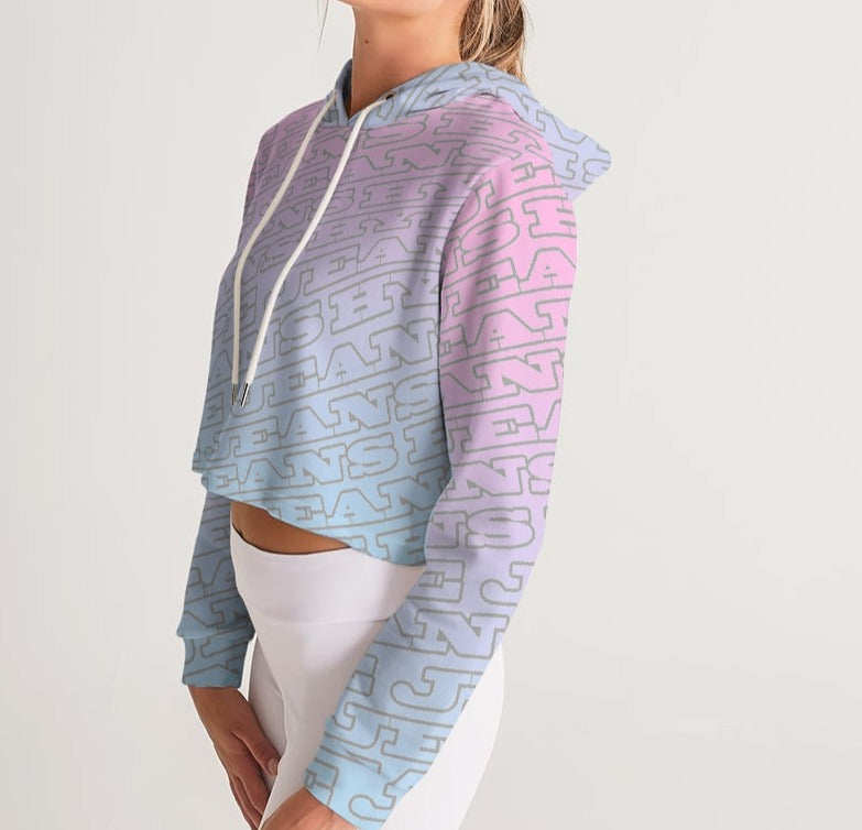 Hype Jeans Company Light Purple  Women's Cropped Hoodie