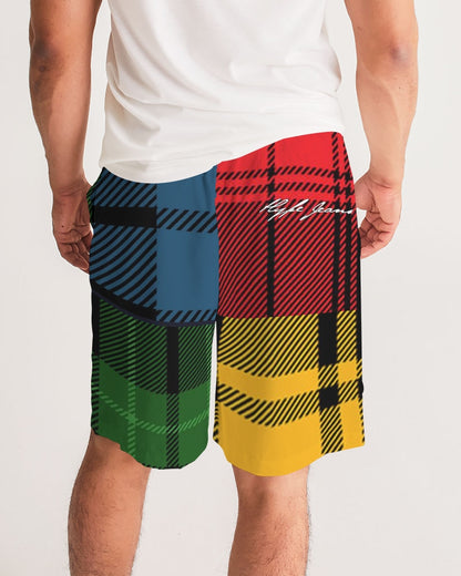 Hype Jeans 5 way plaid Men's Jogger Shorts