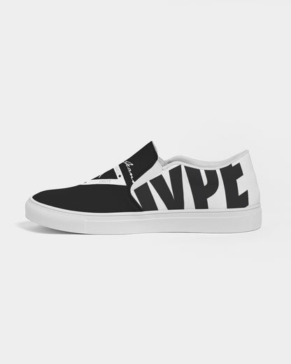 Hype Jeans Company  Women's Slip-On Canvas Shoe ( Black / white )