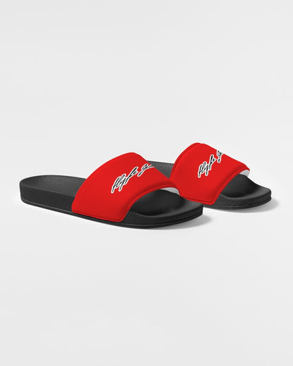 Hype Jeans Monogram Red Slide Sandal