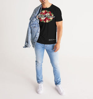 Hype Jeans Company Simply Floral (Black) Men's Tee