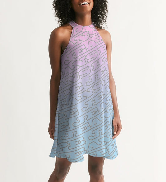 Hype Jeans Company Light Purple  Women's Halter Dress