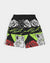 Hype Jeans Company Rose Flowers Men's  Black Jogger Shorts