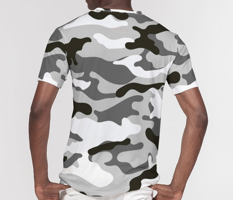 Hype Jeans Company Camo Black / White Men's Everyday Pocket Tee