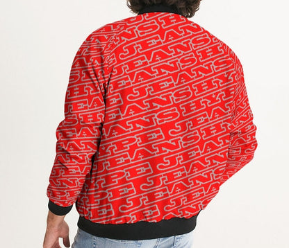 Hype Jeans Company Monogram Red Men's Bomber Jacket