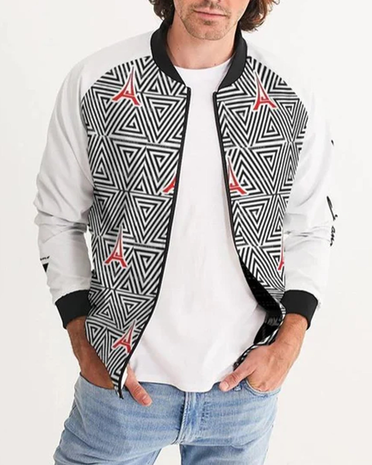 Hype Jeans Company The Standard HJ finese (white) Men’s Bomber Jacket