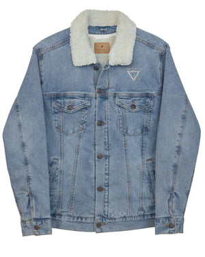 Hype Jeans Unisex denim sherpa jacket