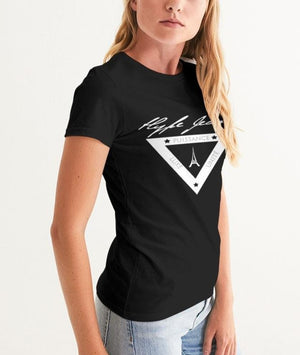 Hype Jeans white shield logo Women's Graphic Tee - Hype Jeans Company - Hype Jeans