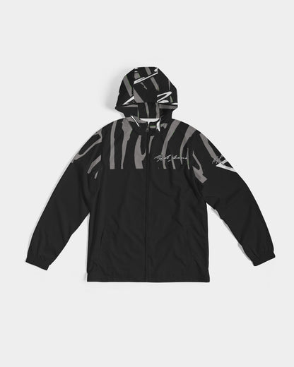 Hype Jeans Company Slashs Black and Gray Men's Windbreaker