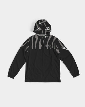 Hype Jeans Company Slashs Black and Gray Men's Windbreaker
