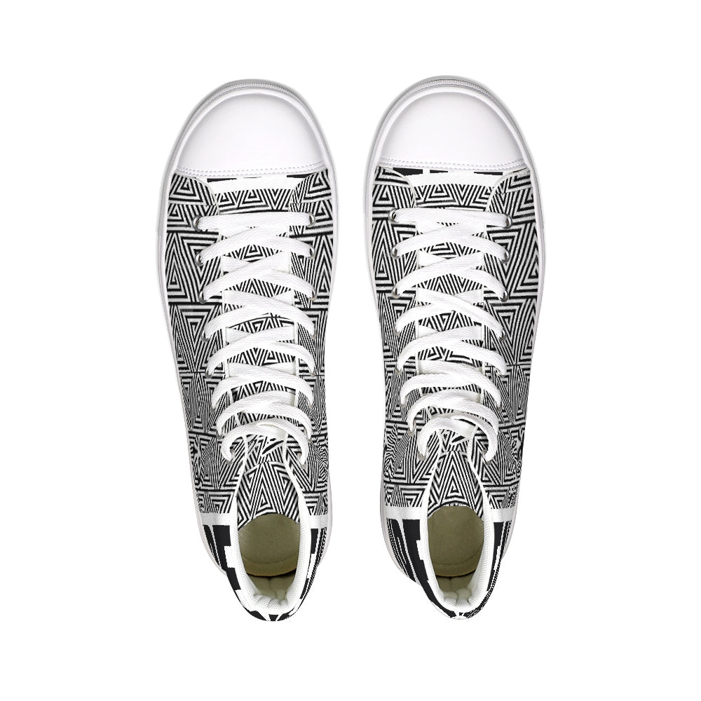 Hype Jeans Mosaic sneakers 2 Hightop Canvas Shoe - Hype Jeans Company - Hype Jeans