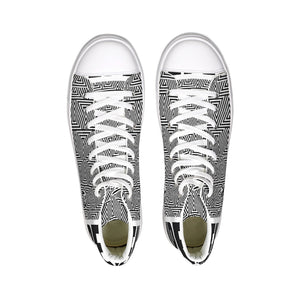 Hype Jeans Mosaic sneakers 2 Hightop Canvas Shoe - Hype Jeans Company - Hype Jeans