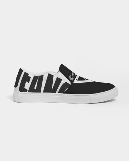 Hype Jeans Company  Women's Slip-On Canvas Shoe ( Black / white )