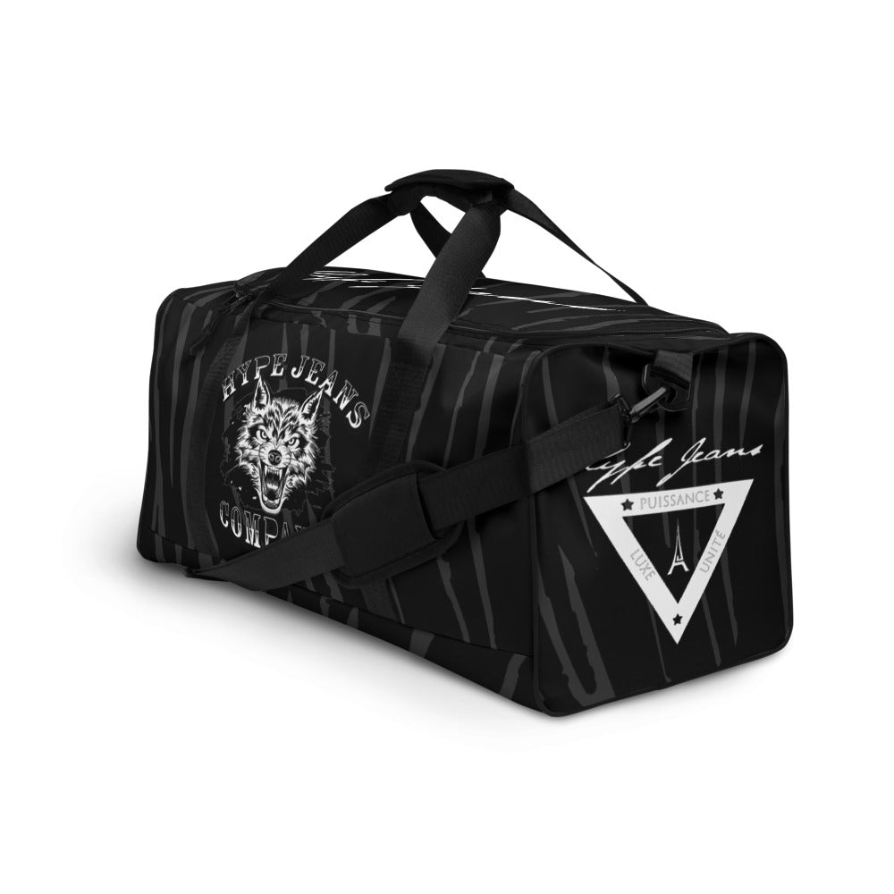 HYPE JEANS COMPANY  BLACK/GRAY Duffle bag