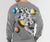 Hype Jeans space man GRAY Men's Classic French Terry Crewneck Pullover