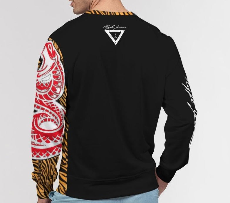 Hype Jeans Company Men's Classic French Terry Crewneck Pullover