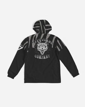 Hype Jeans Company Slashs Black and Gray Men's Windbreaker