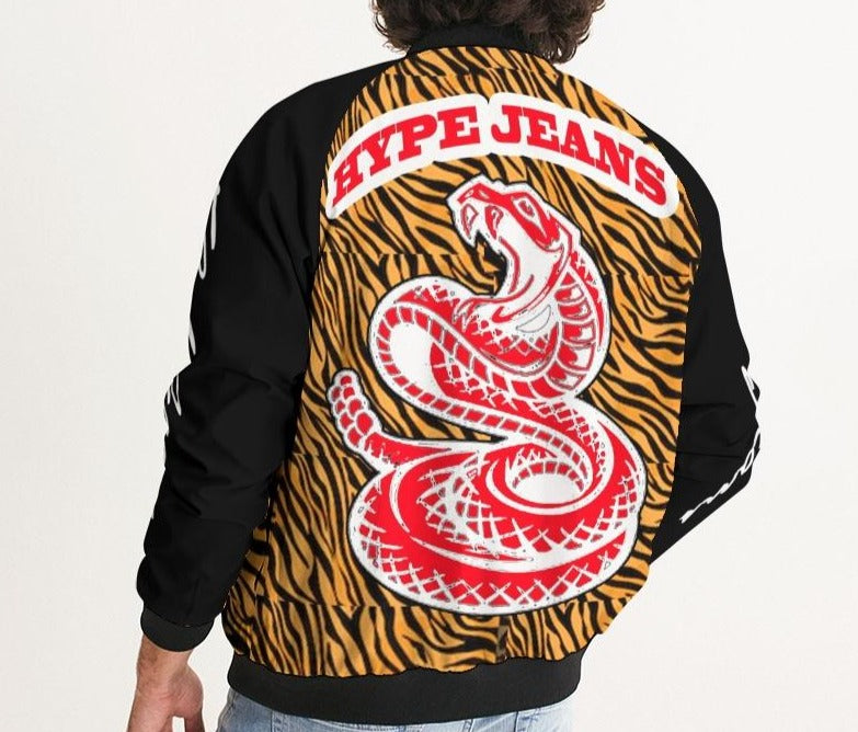Hype Jeans Company Tiger Print Men's Bomber Jacket