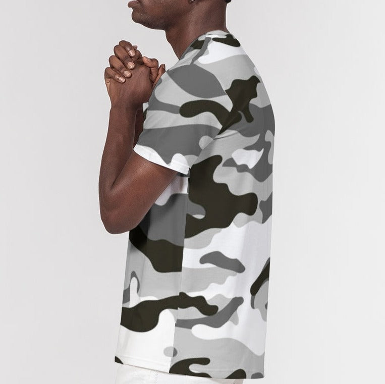 Hype Jeans Company Camo Black / White Men's Everyday Pocket Tee
