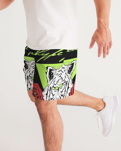 Hype Jeans Company Rose Flowers Men's  Black Jogger Shorts