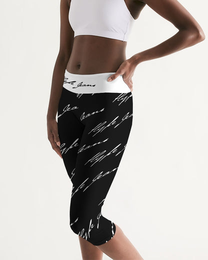 Hype Jeans Womens Capri Leggings Black - Hype Jeans Company - Hype Jeans