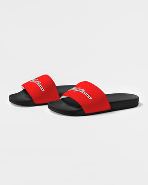 Hype Jeans Monogram Red Slide Sandal