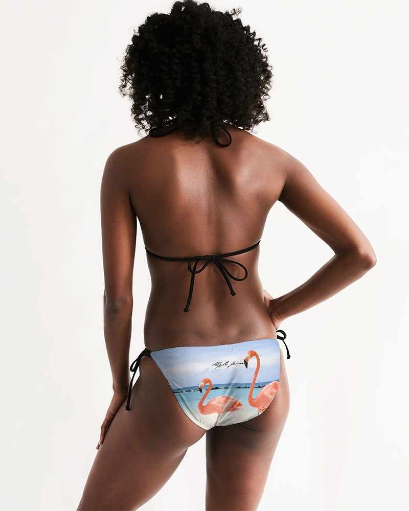 HJC flamingo summer Women's Triangle String Bikini