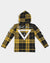 Hype Jeans Company Yellow Plaid Kids Hoodie