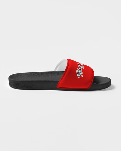 Hype Jeans Monogram Red Slide Sandal