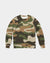 Forest Camo Men's Classic French Terry Crewneck Pullover