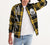 Hype Jeans Company Yellow Plaid Men's Bomber Jacket