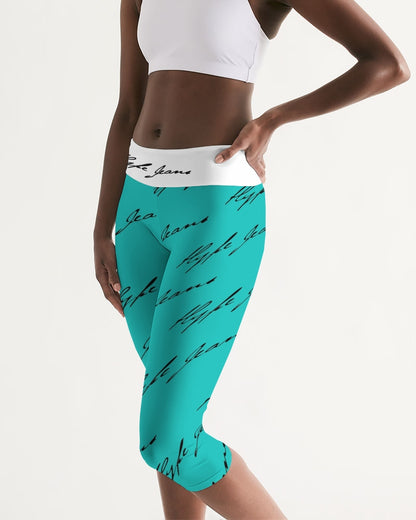 Hype Jeans  Women's Mid-Rise Capri (Bilo Blue) - Hype Jeans Company - Hype Jeans