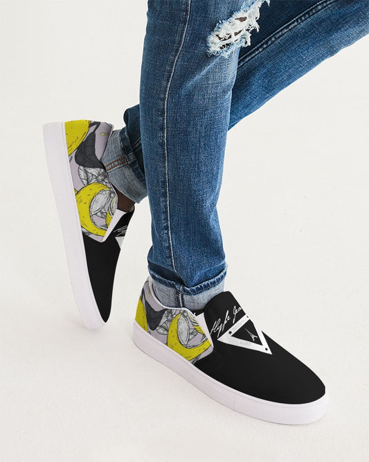 Hype Jeans Company Summer forest  Men's Slip-On Canvas Shoe