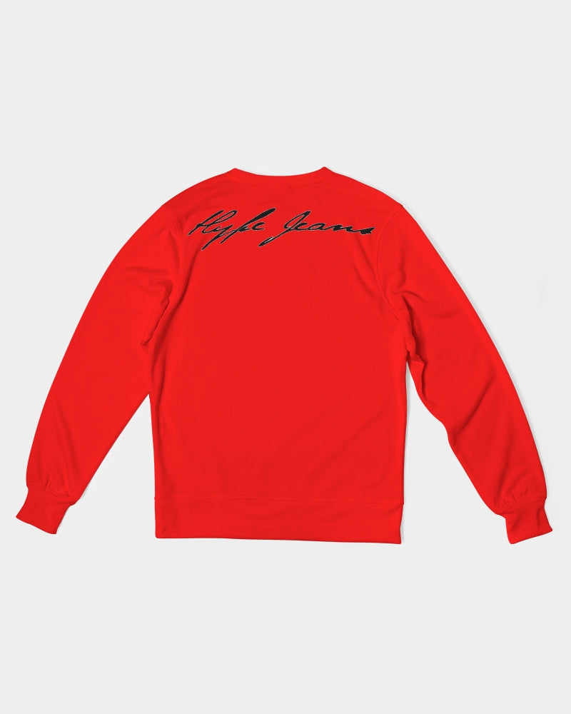 Hype Jeans Gorilla Red Men's Classic French Terry Crewneck Pullover