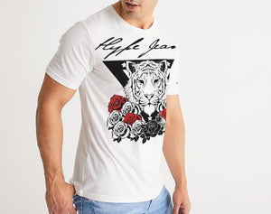 Hype Jeans Company Rose Flowers WHITE Men's Tee