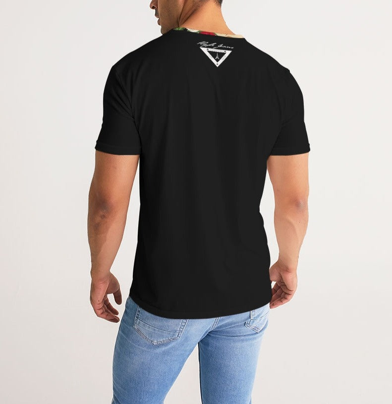 Hype Jeans Company Simply Floral (Black) Men's Tee