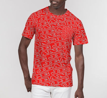 Hype Jeans Monogram Red Men's Everyday Pocket Tee - Hype Jeans Company - Hype Jeans 