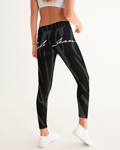 Hype Jeans Company BLACK / GRAY Women's Yoga Pants