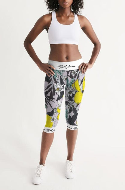 Hype Jeans Company Summer forest  Women's Mid-Rise Capri