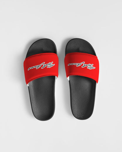 Hype Jeans Monogram Red Slide Sandal