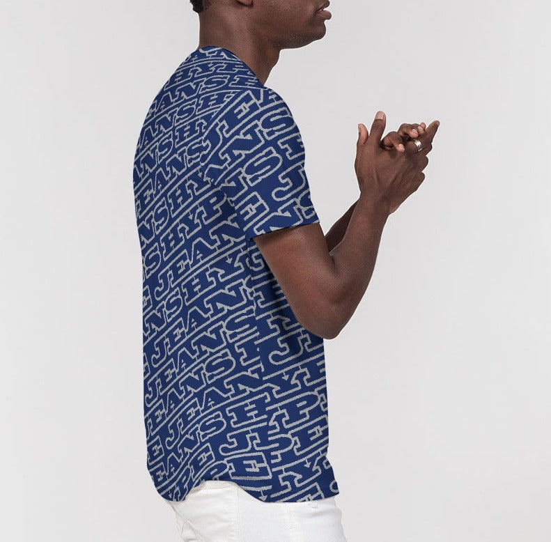 Hype Jeans MonoGram Navy Blue Men's Everyday Pocket Tee