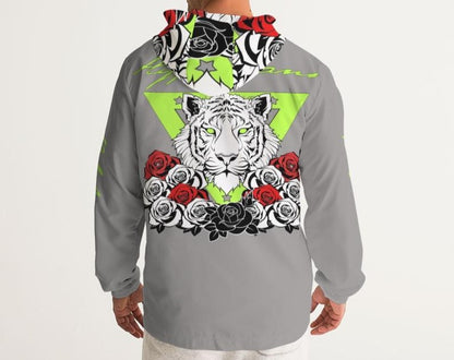 Hype Jeans Company Rose Flowers Gray Men's Windbreaker 2