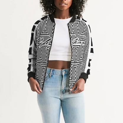 Hype Jeans Women's Mosaic Bomber Jacket - Hype Jeans Company - Hype Jeans