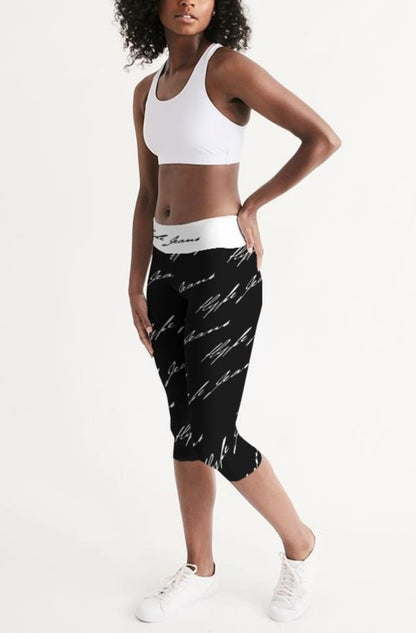 Hype Jeans Womens Capri Leggings Black - Hype Jeans Company - Hype Jeans