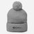 HYPE JEANS COMPANY - POM-POM GRAY  BEANIE