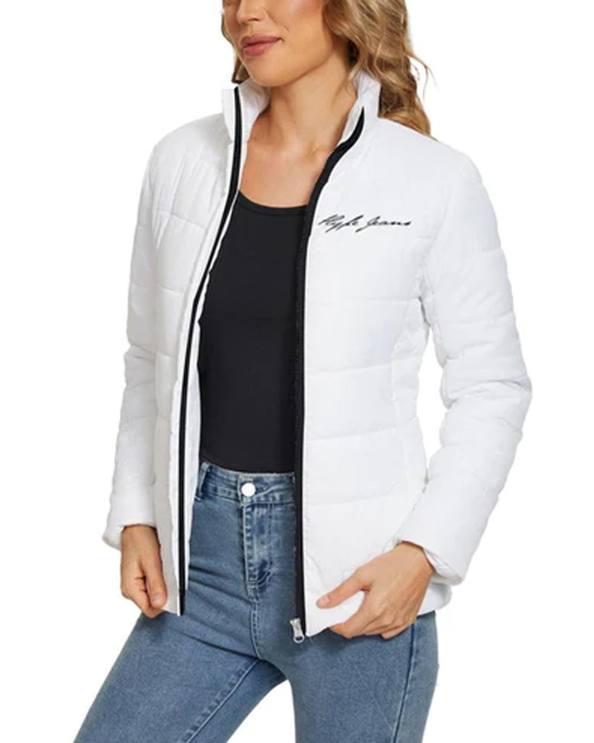 Hype Jeans Company Women's Puffer Bubble Jacket Coat