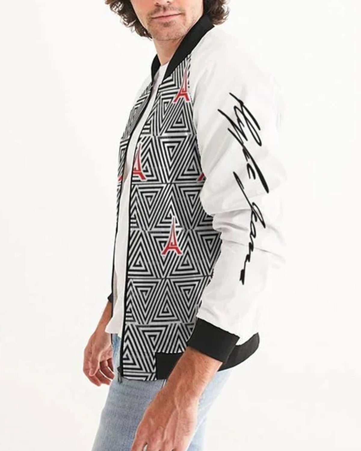 Hype Jeans Company The Standard HJ finese (white) Men’s Bomber Jacket